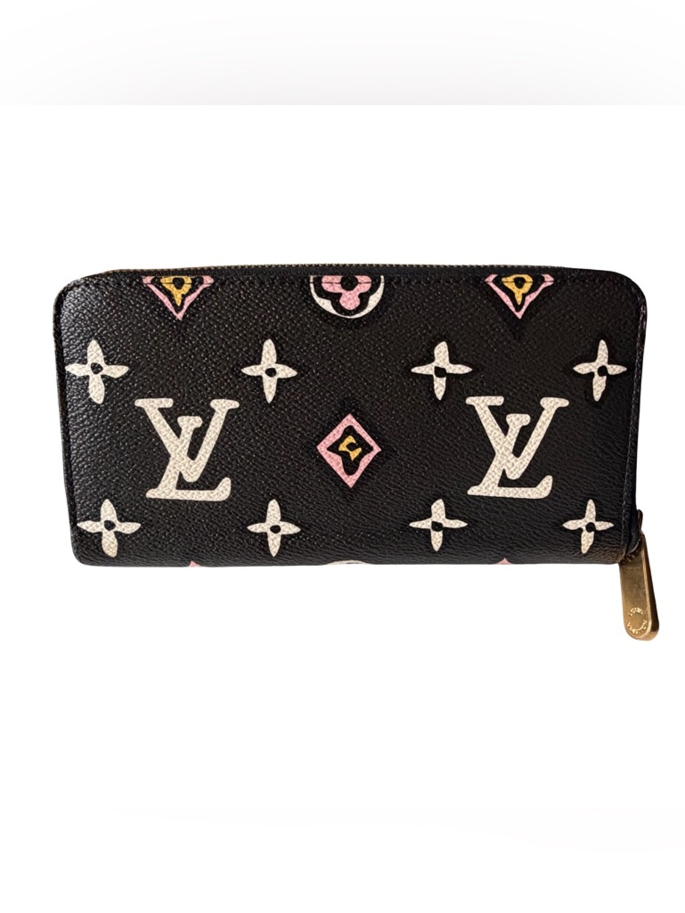 Louis Vuitton Wild at Heart Zippy Wallet Black Monogram Giant Limited Edition